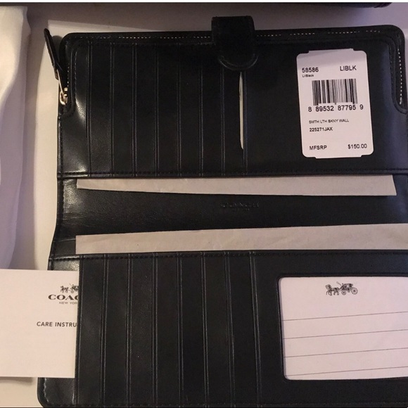 Coach Black Leather Satchel Shoulder Bag & Wallet - Picture 3 of 8